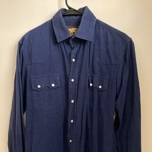 Indigofera Linen Snap Button Shirt